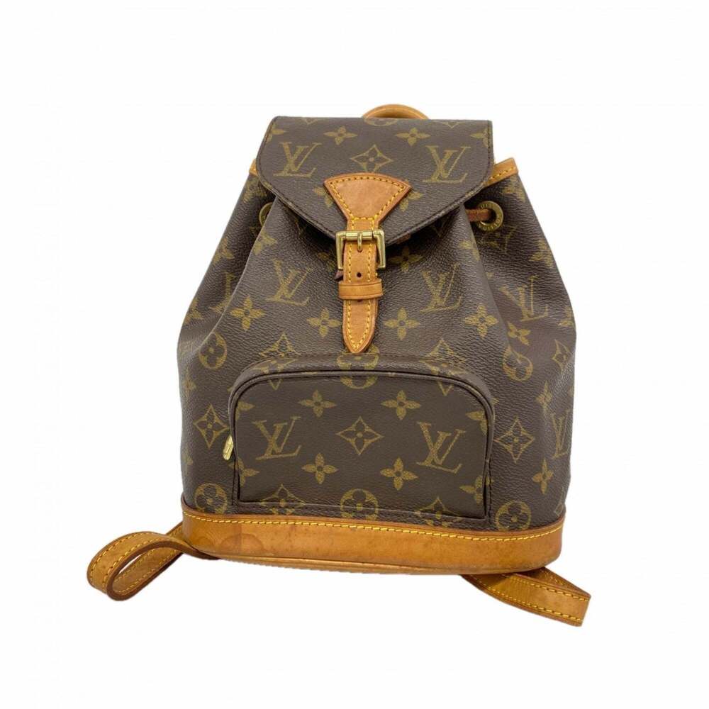 LOUIS VUITTON Authentic Brown Monogram Backpack - image 1